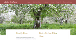 Desktop Screenshot of dolesorchard.com